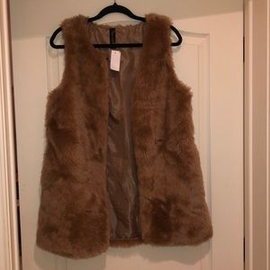 Oversize faux fur coat